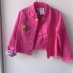 Peanuts pink jacket